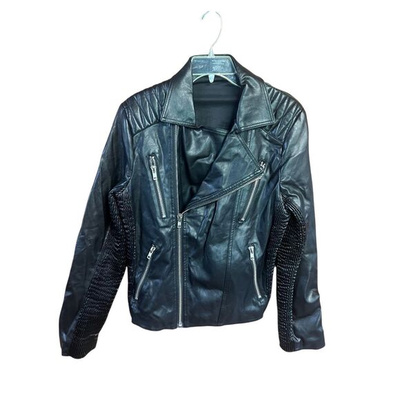 WWE Fin Balor Unisex Faux Leather Jacket Sz S - Picture 1 of 8